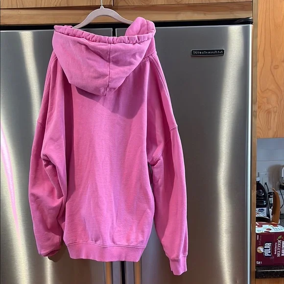 Garage Pink Graphic Zip-Up Hoodie - Picture 2 of 3